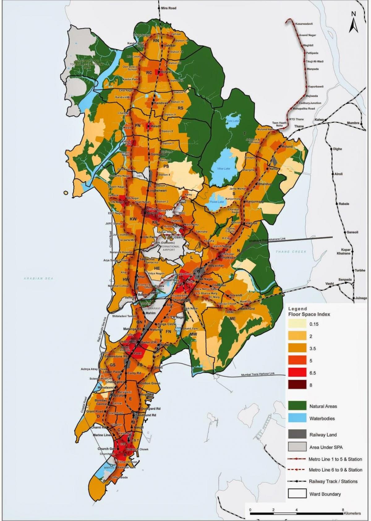 CRZ mapa Mumbai