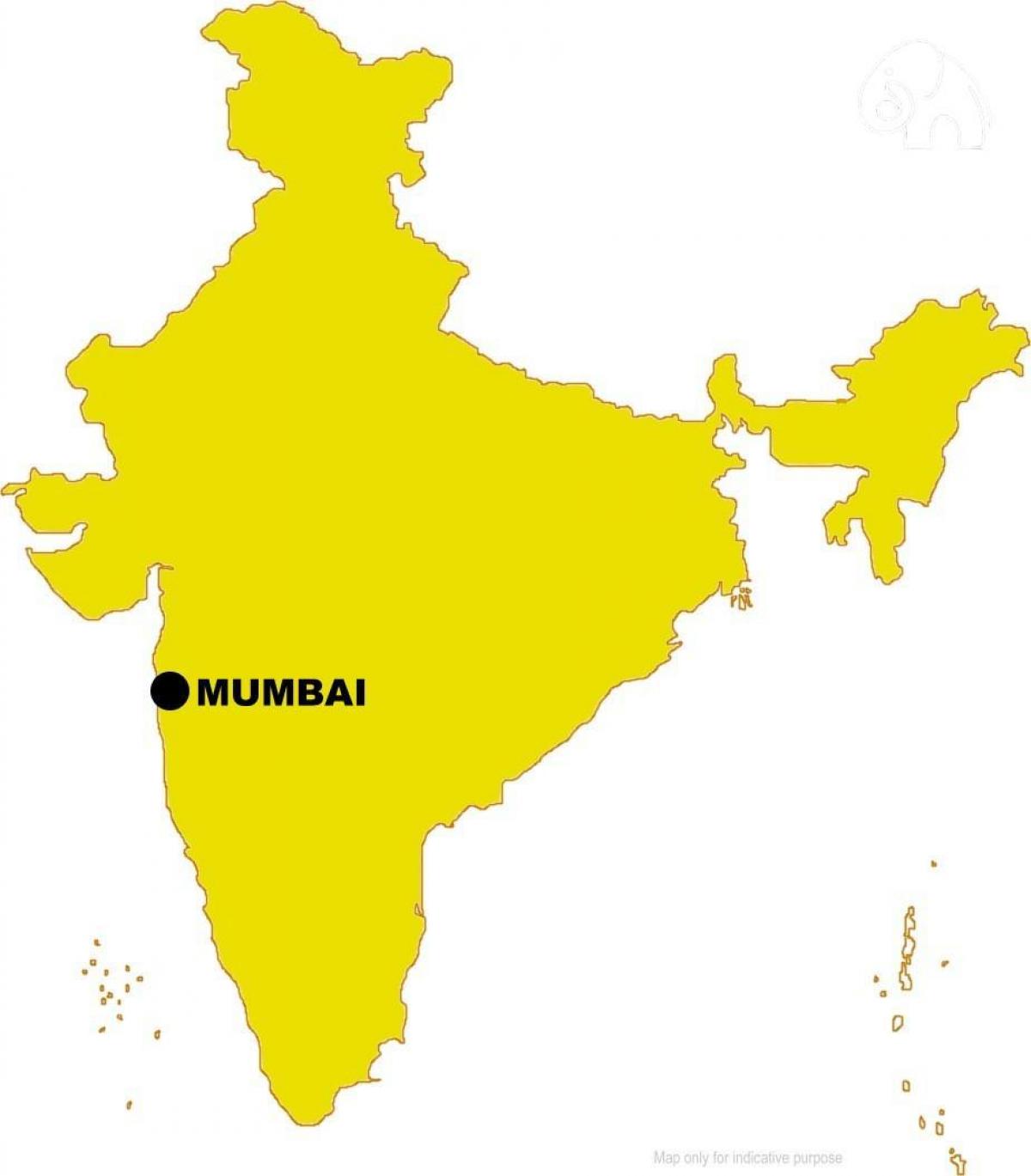 Mumbai en mapa