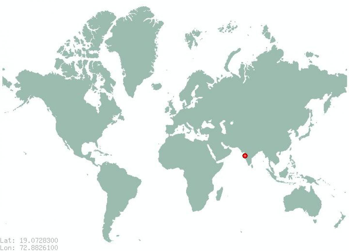 Mumbai munduko mapa