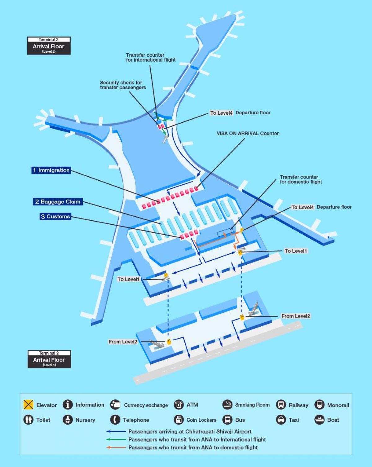 mapa Mumbai nazioarteko aireportua