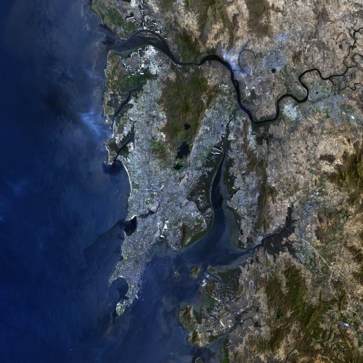 satelite mapa Mumbai